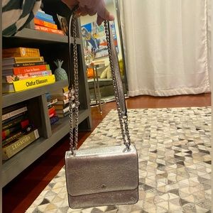 Tory Burch Robinson Mini Metallic Convertible Shoulder Bag